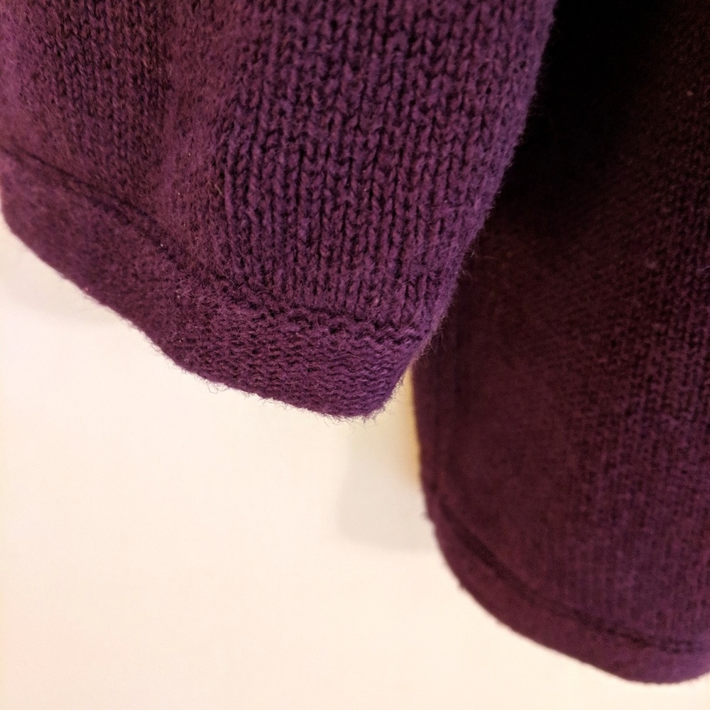 Christopher Banks ⭐ Purple Knit Top MED PETITE - Picture 3 of 4